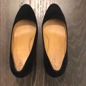 J. Crew suede wedges